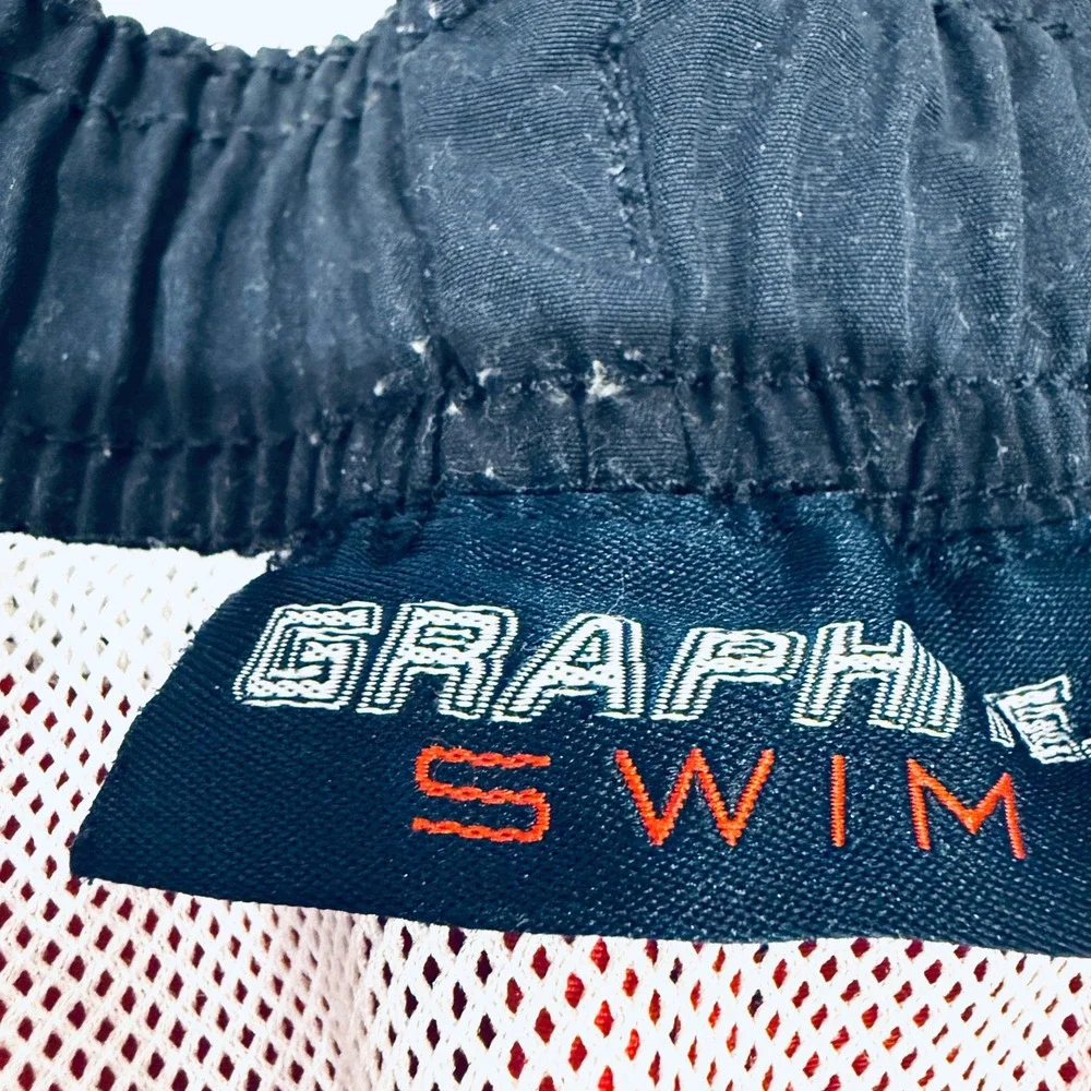 Graphite‎ Swim Trunks Cargo Pocket Swimsuit Red XL
